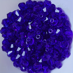 3mm Crystal Rhombus Beads Colored Glass Beads String Bracelet Necklace