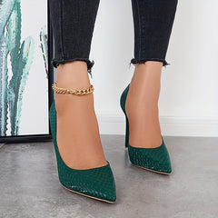 Sexy Stiletto Pointed Toe High Heels Cut Out Pumps