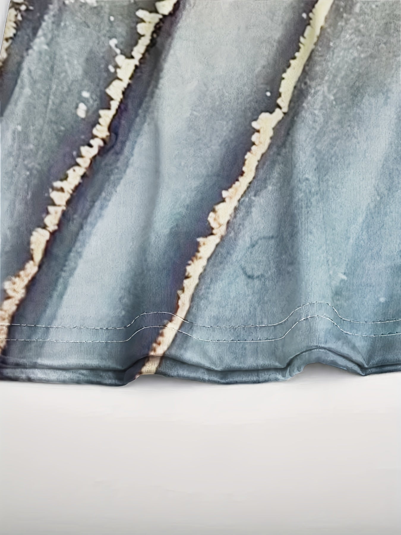 Marble Print Maxi Dress Spaghetti Strap Sleeveless Casual Dress