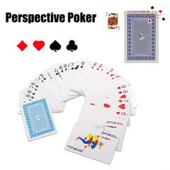 1pc Perspective Poker Magic Telepathy Poker Trick Close up Magic Show Props