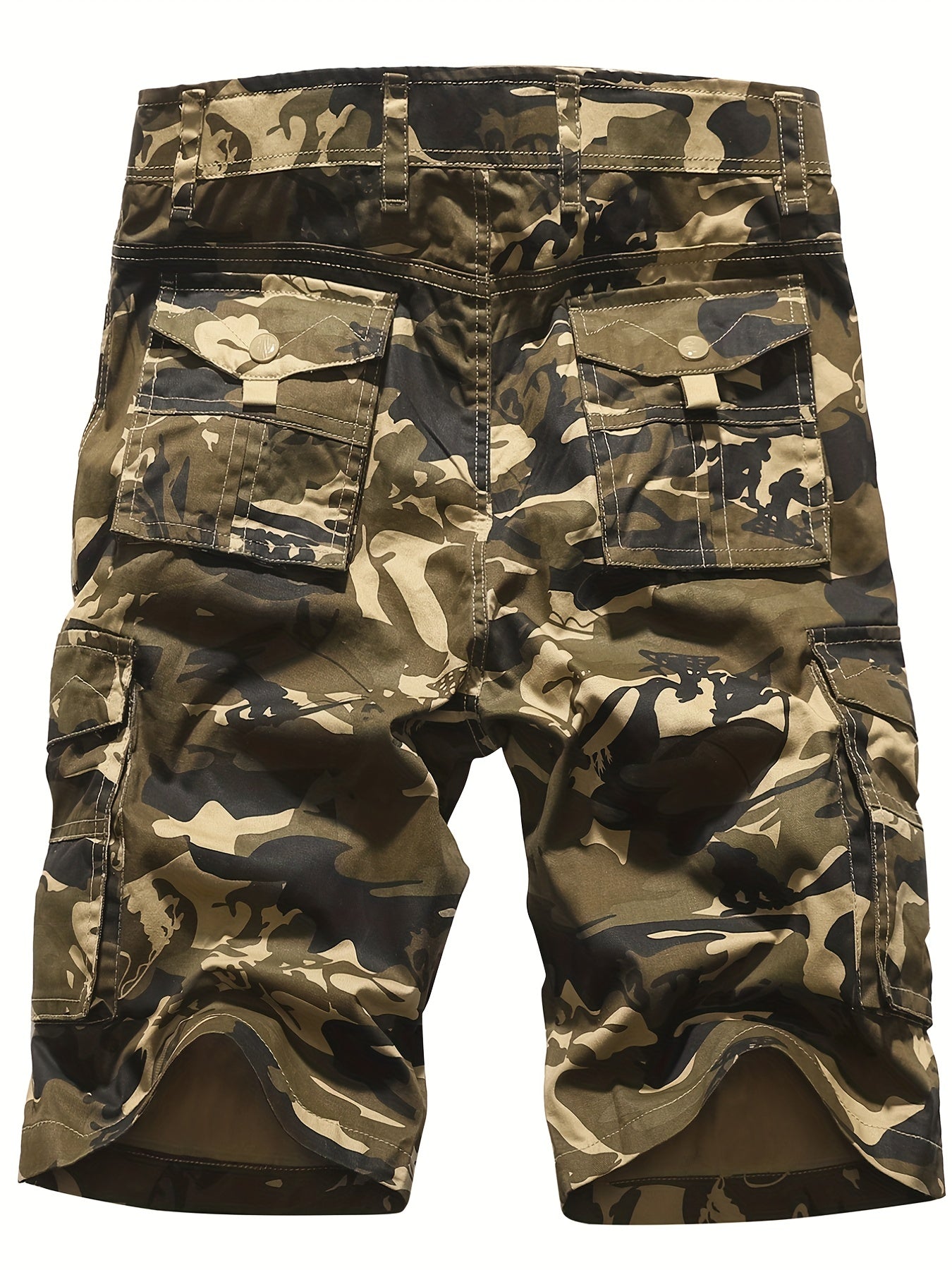 Men's Camo Cargo Shorts Military Casual