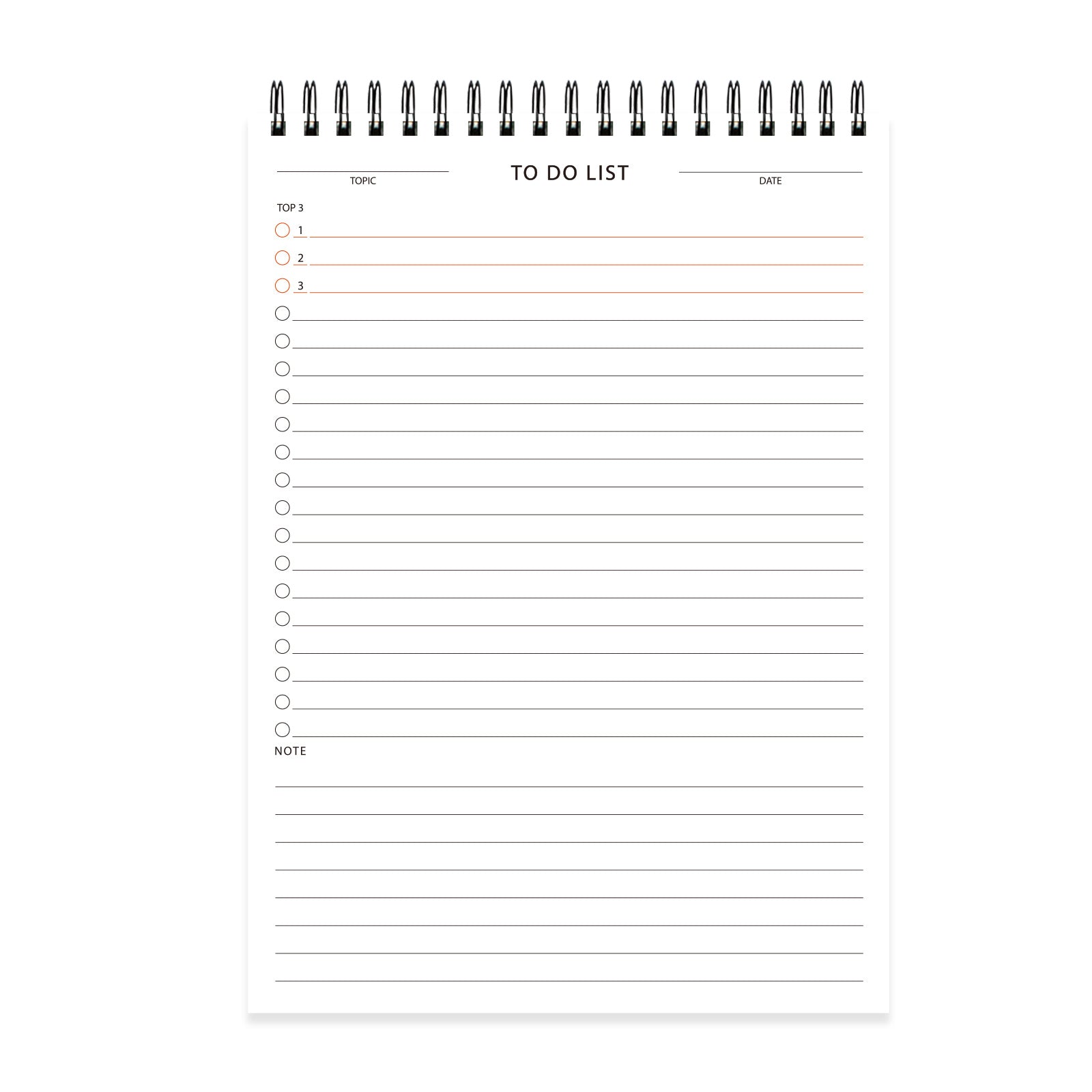 Daily Planner Notepad Undated To Boost Efficiency & Achieve Goals