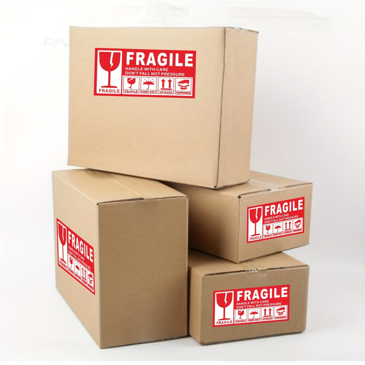 60-120pcs Fragile Lightweight Label Sticker
