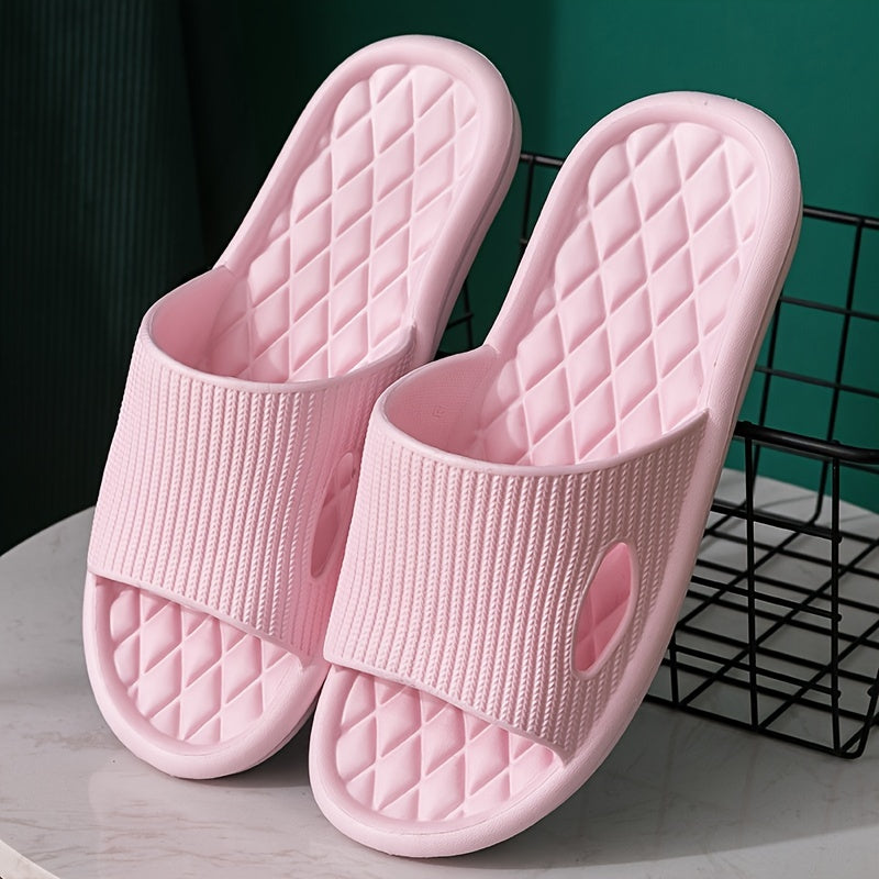 Men's Non Slip Slides Lightweight Open Toe Quick Dry Slippers