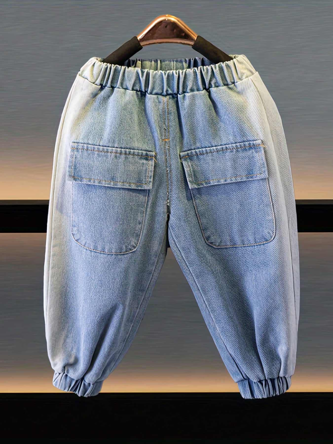Boy's Gradient Denim Pants Spring Autumn