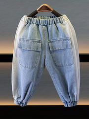 Boy's Gradient Denim Pants Spring Autumn