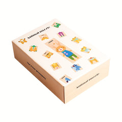 Animal Shape Matching Puzzle English Word Recognition Toy