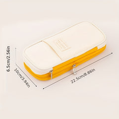 Large Capacity Retractable Pencil Case for Students