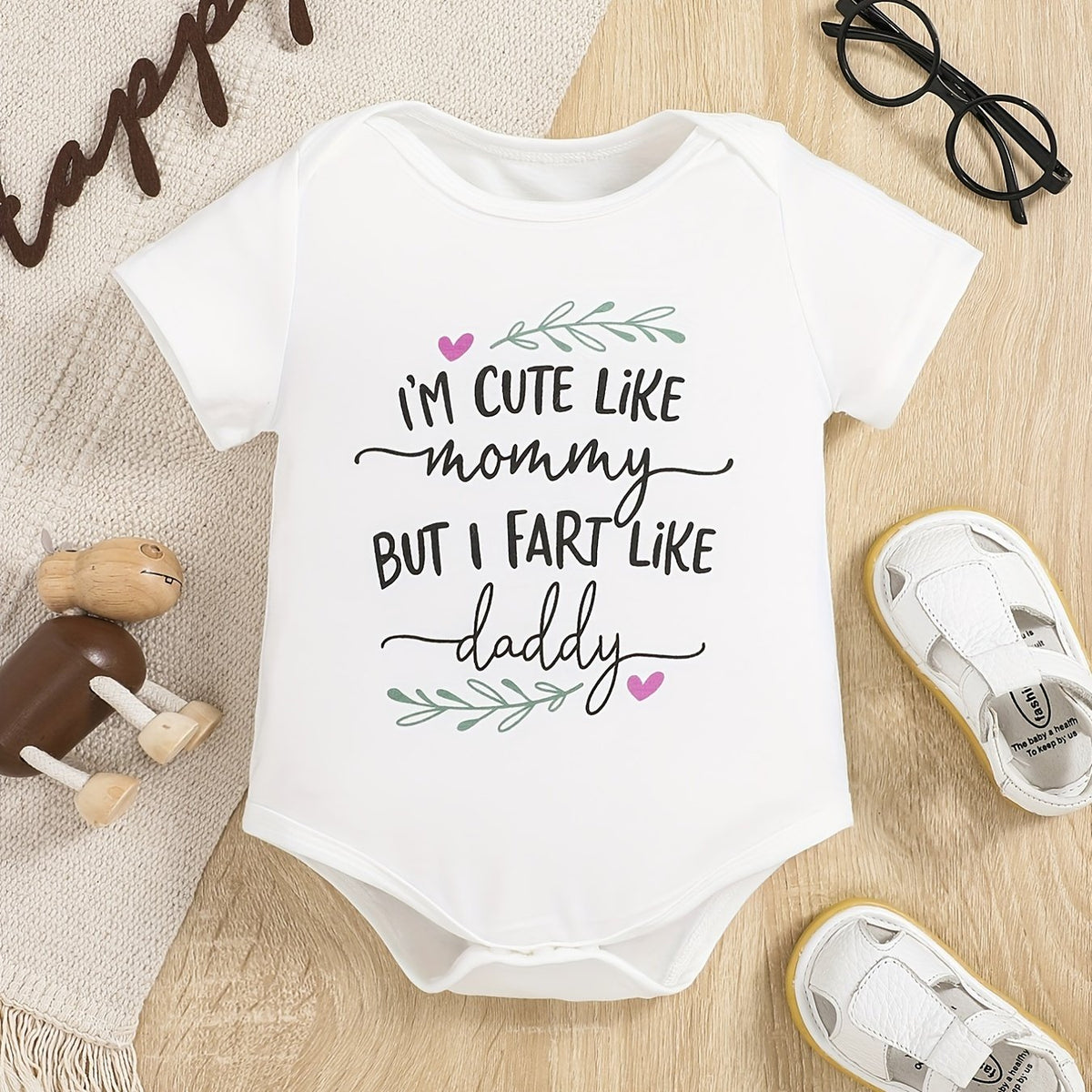 Baby Casual Onesie I'm Like Mommy But I Fart Like Daddy