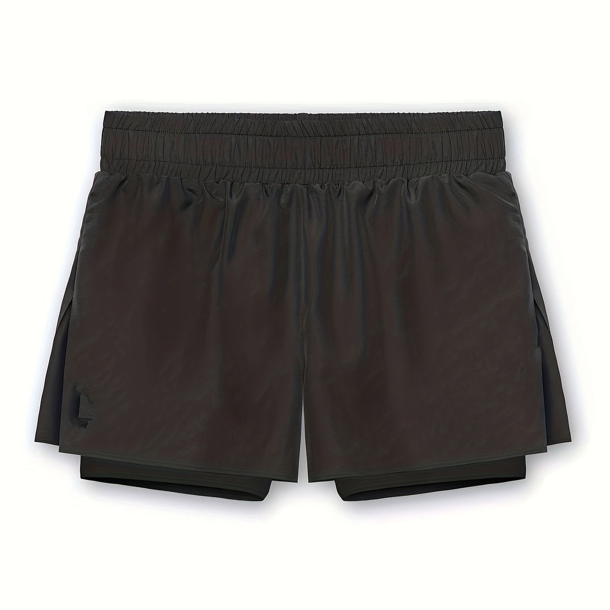 Men's High Stretch Sports Shorts with Zipper Pocket