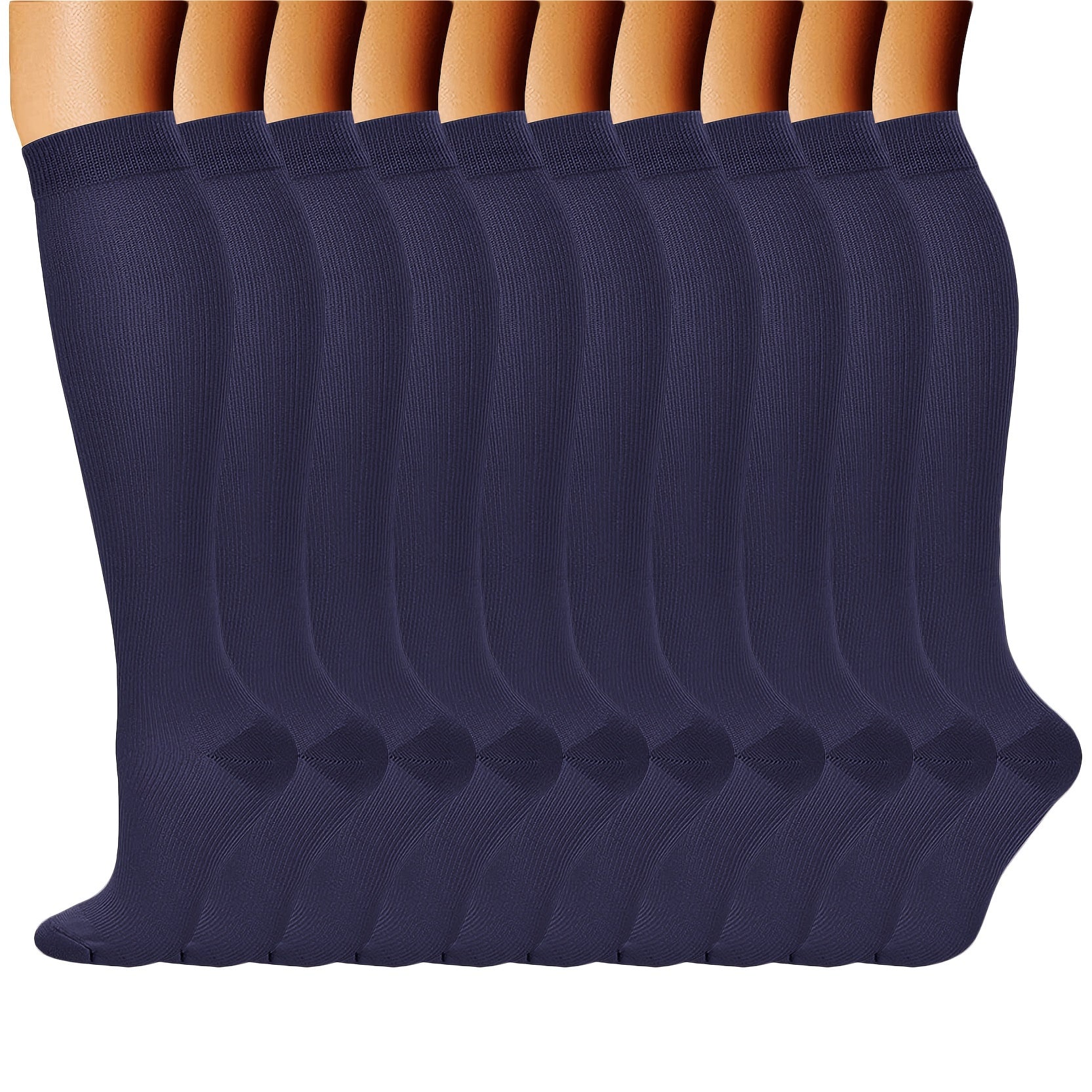 10 Pairs Compression Socks 15-20 mmHg for Sports