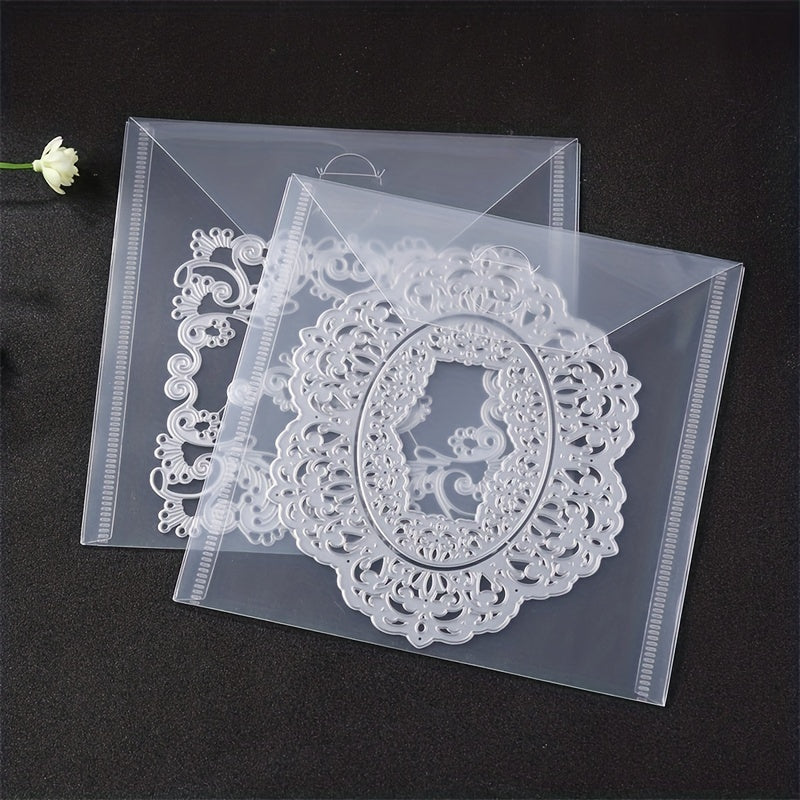 16x16cm Transparent Storage Boxes for Craft Supplies