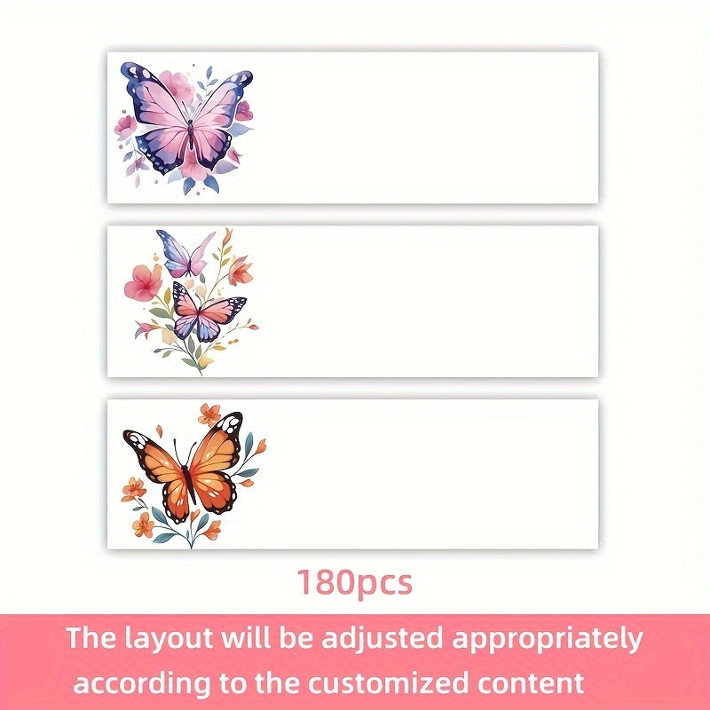 180pcs Custom Address Labels Sticky Labels
