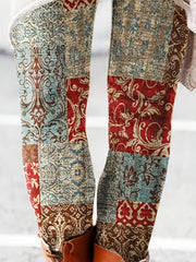 Colorful Skinny Leggings Stretchy Casual Pants