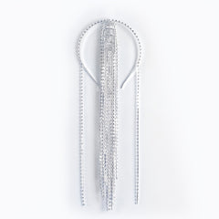 Crystal Rhinestone Hair Chain Headpiece with Tassel