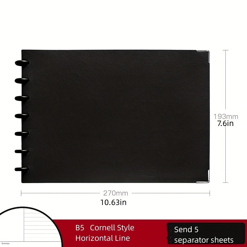 Creative Soft Leather Mind Map Book