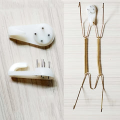 Invisible Spring Plate Hook for Kitchen Accessories - Decorative Plate Holder