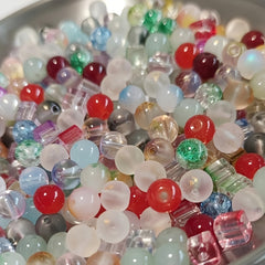98pcs Crystal Round Beads Bracelet Bangle Jewelry Making Accessories