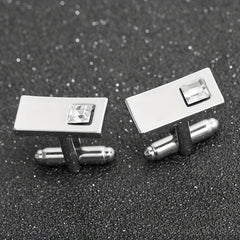 CZ Cufflinks Shirt Cufflinks Wedding Suit Accessories