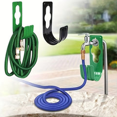 Metal Expandable Garden Water Hose Pipe Hook Wall Mounted Tidy Holder