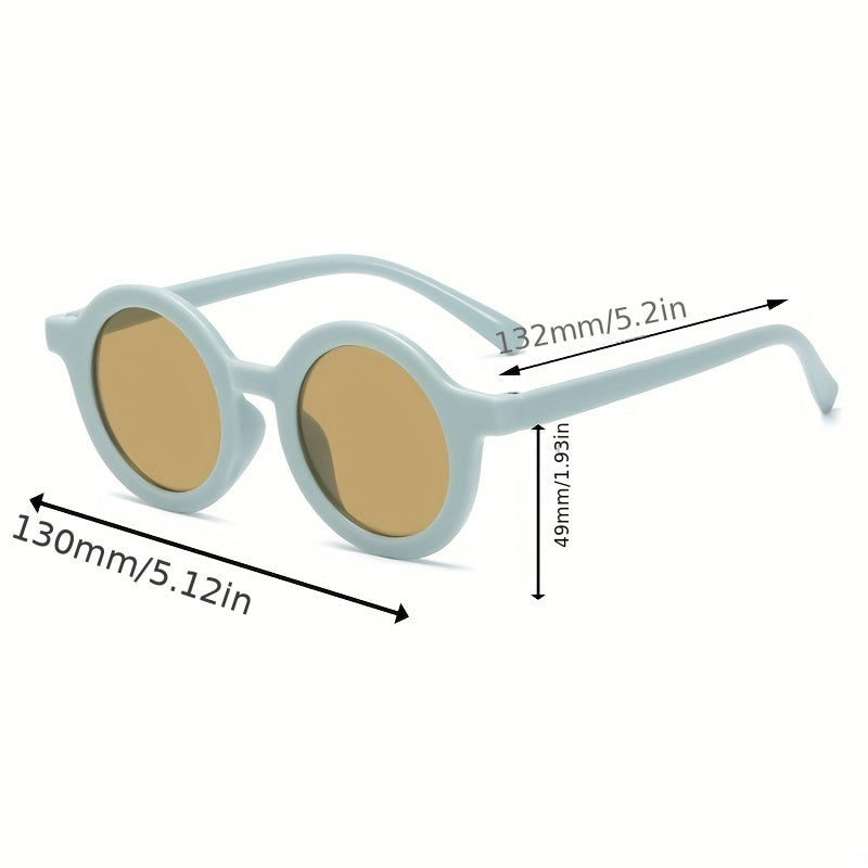 Round Frame Sunglasses for Women Kids Girls Boys - Macaroon Summer Party Favors