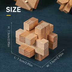 25pc Colorful Luban Lock Puzzle Toy Set - High Difficulty Brain Teaser