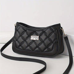 Love Embroidery Crossbody Bag Solid Color All Match Purse