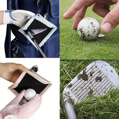 Golf Towel with Hook for Easy Carrying and Ball Cleaning