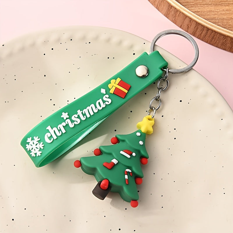 1pc Christmas Keychain Backpack Purse Decoration Accessories