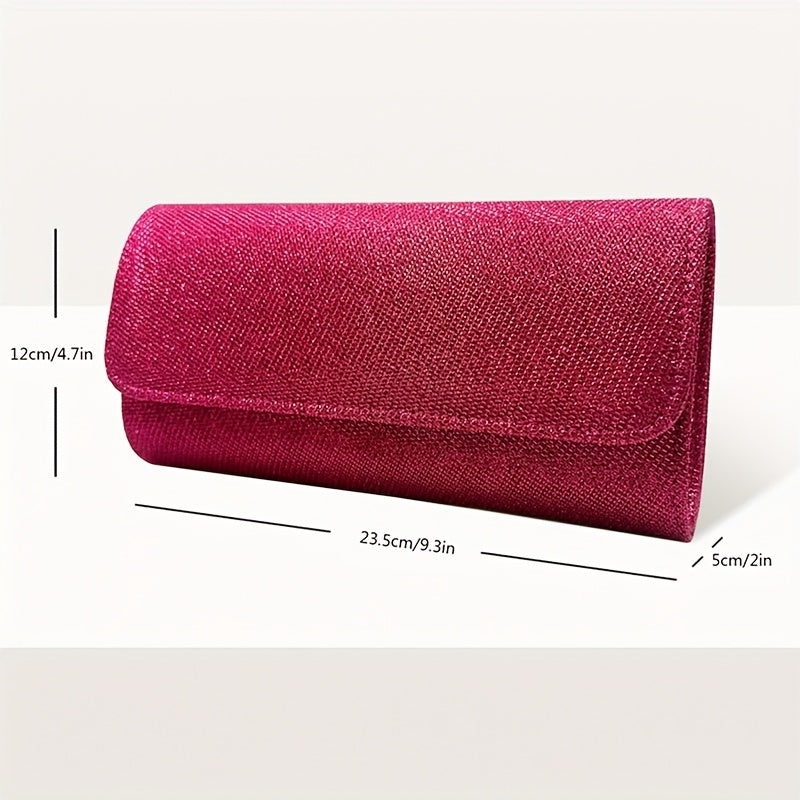 Chic Glitter PVC Evening Bag Women's Clutch for Party