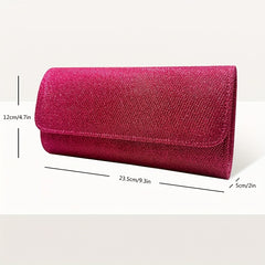 Chic Glitter PVC Evening Bag Women's Clutch for Party