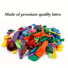 138pcs Colored Balloons Arch Set with Chains and Ribbons