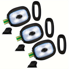3pcs USB Rechargeable LED Hat Light Headlamp