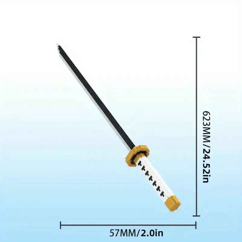Building Blocks Assembly Model Sword Weapon Toy Boy Educational Toy Gift