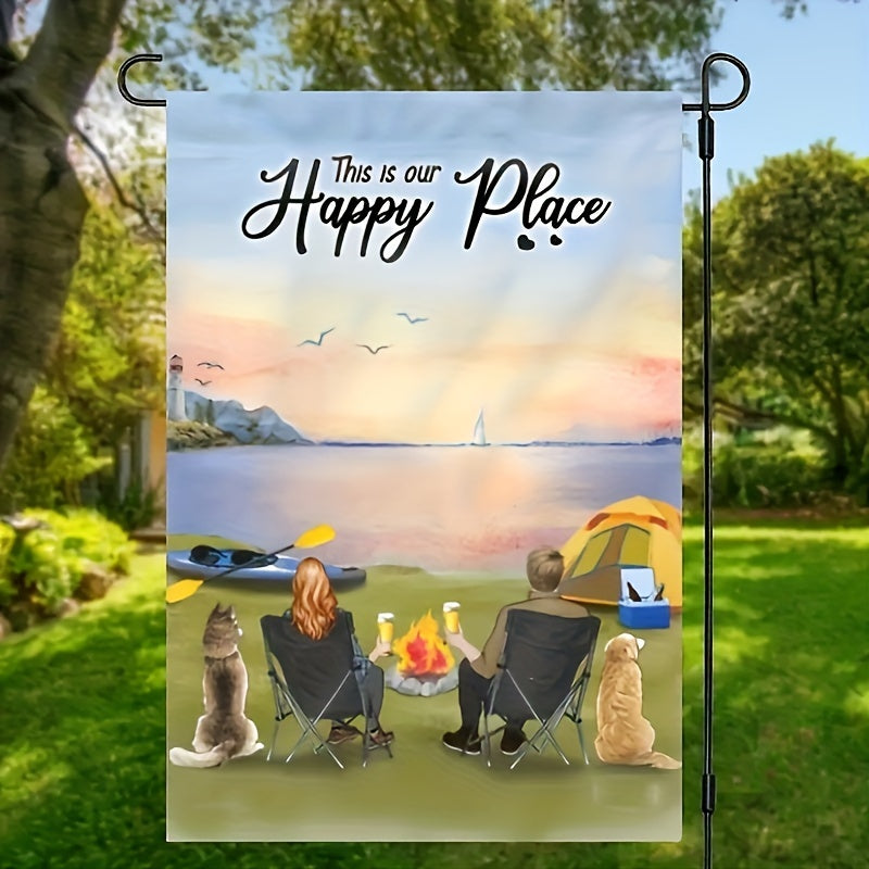 Custom Double Sided Garden Flag for Four Seasons Outdoor Decoration