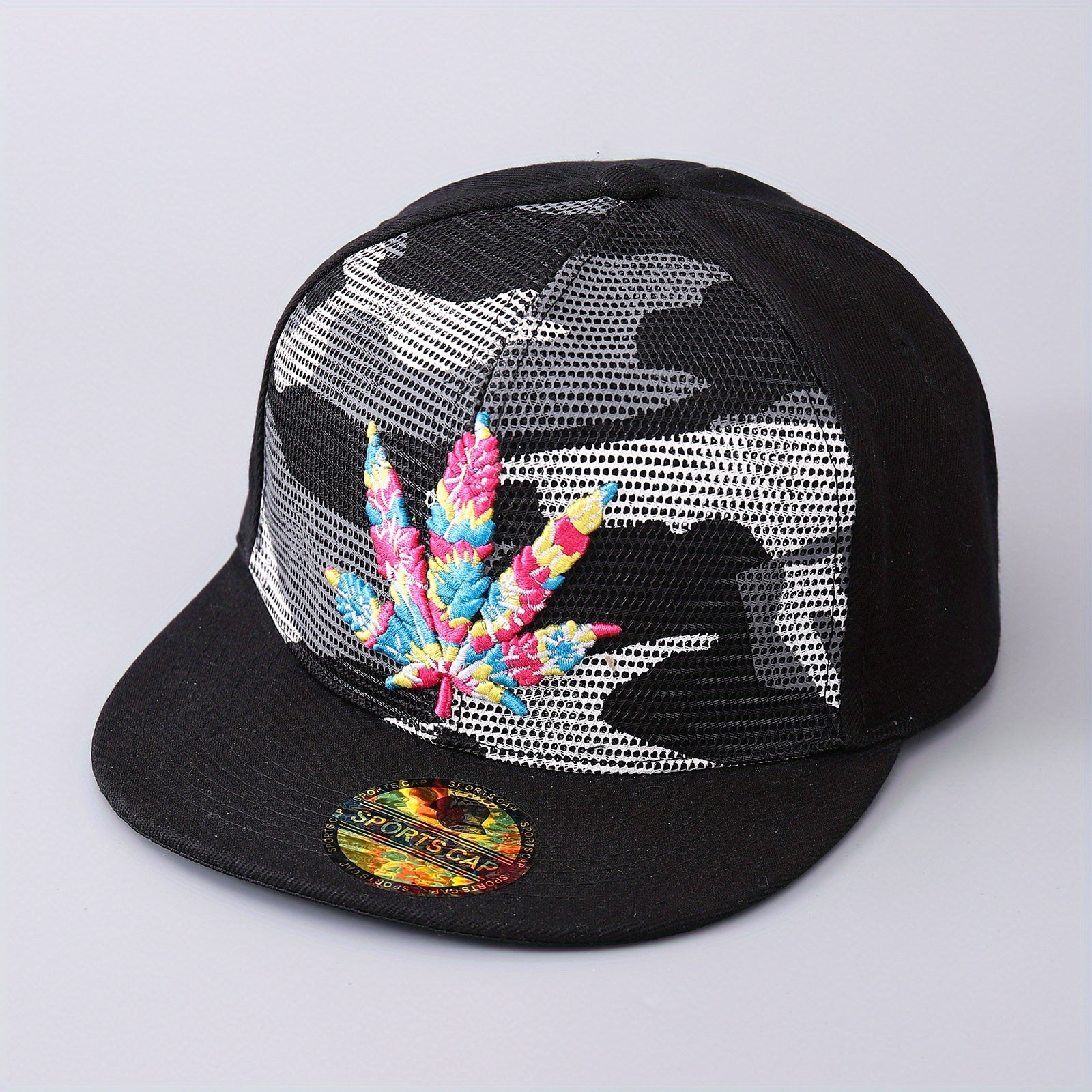 Men's Colorful Maple Leaf Baseball Cap