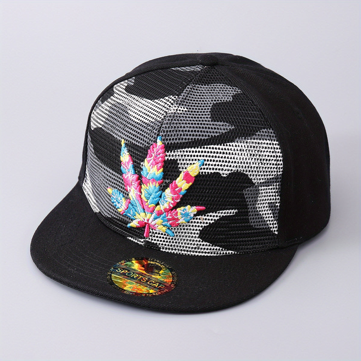 Men's Colorful Maple Leaf Baseball Cap
