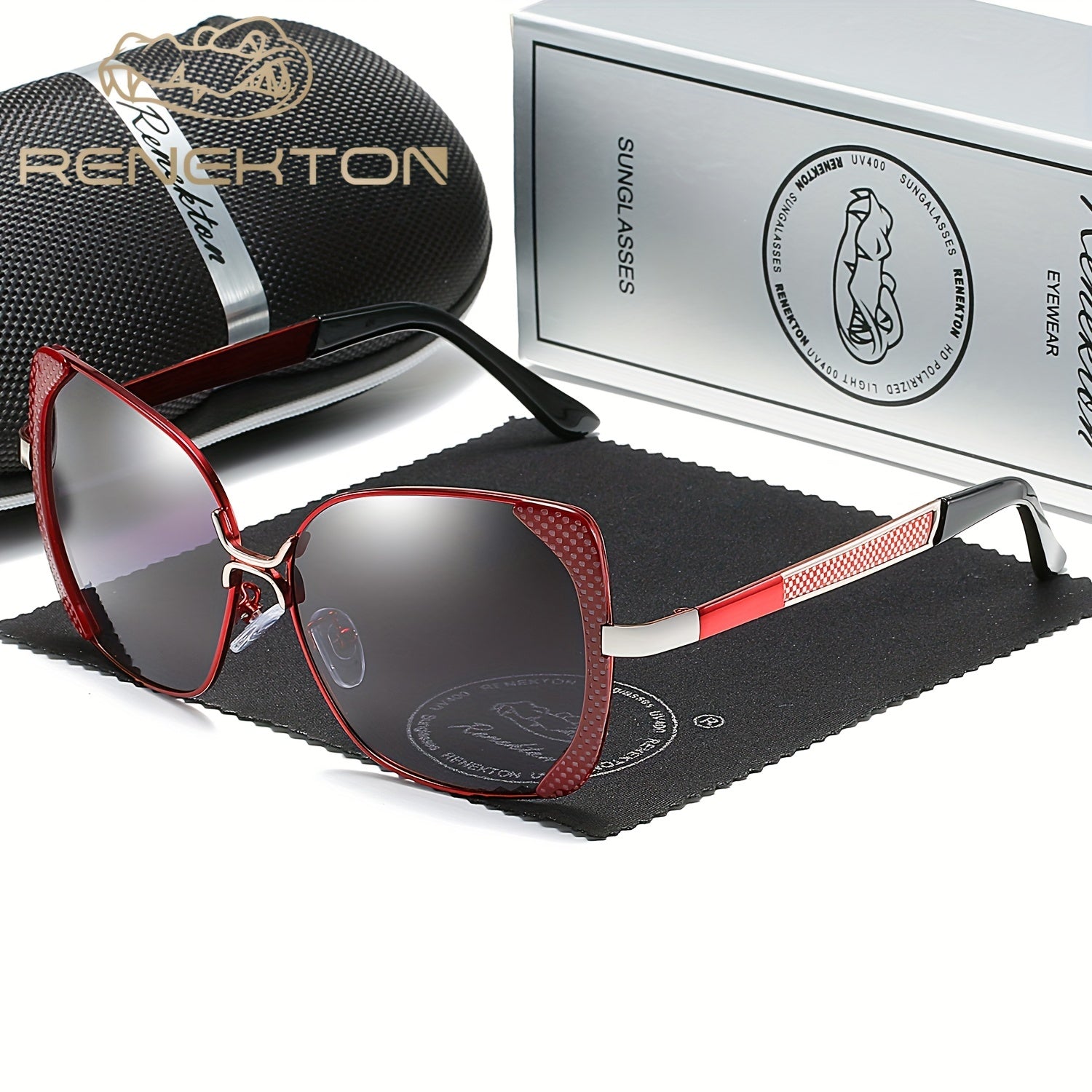 RENEKTON Polarized Sunglasses Classic Frame Driving Glasses Large Frame 6201