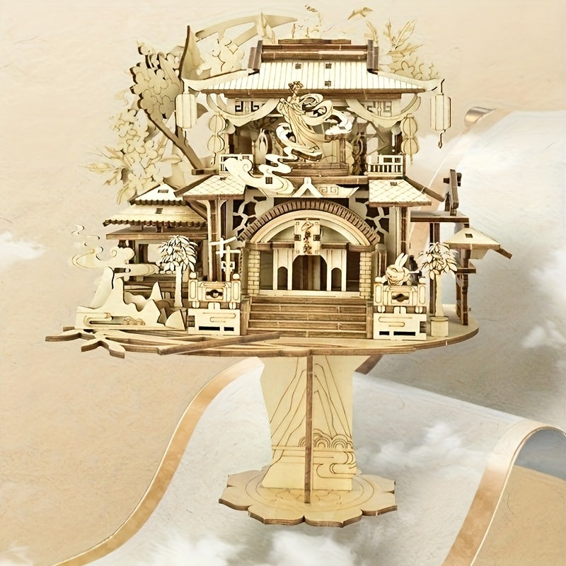 Chang'e's Guanghan Palace 3D Wooden Puzzle