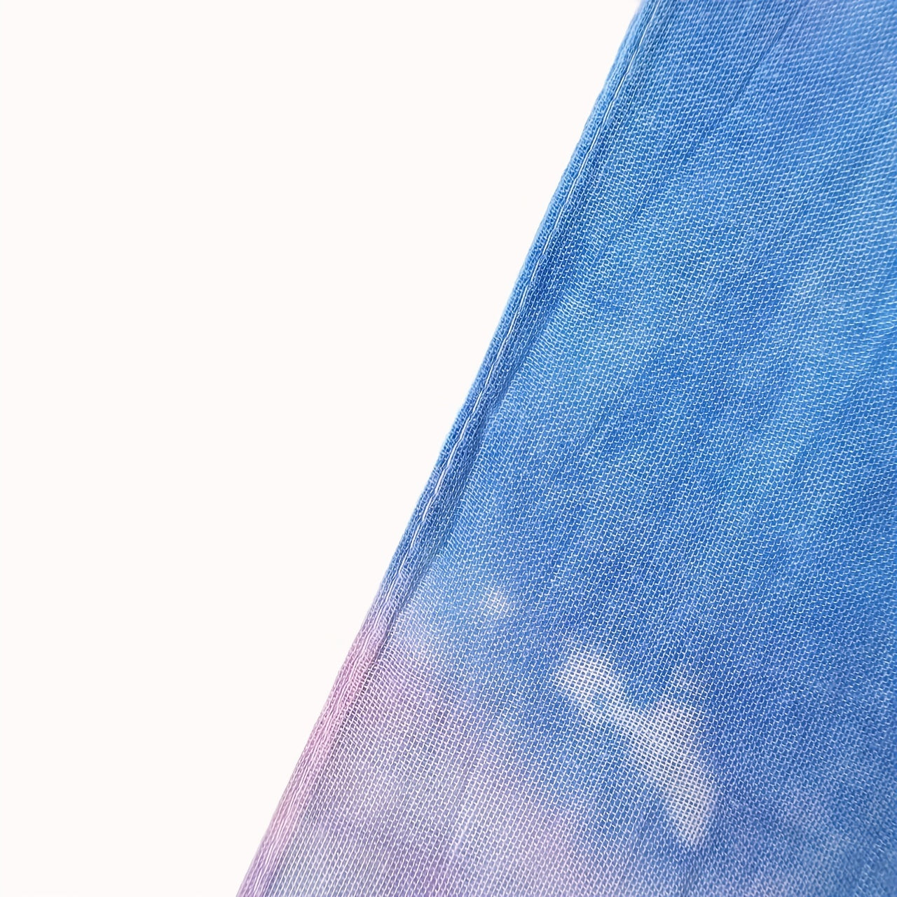 Gradient Tie Dye Scarf Vintage Printed Tassel Headwrap Casual Shawl