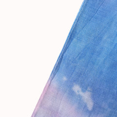 Gradient Tie Dye Scarf Vintage Printed Tassel Headwrap Casual Shawl