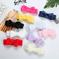 Plush Headband Wash Face Coral Fleece Head Hoop Women's Hair Accessories