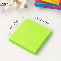 12pcs Pop up Sticky Notes Bright Colors Memo Pads Strong Adhesive