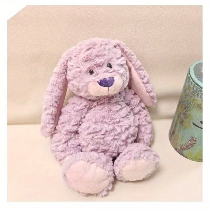 Healing Plush Rabbit Soft & Huggable Purple Rabbit Plush Doll