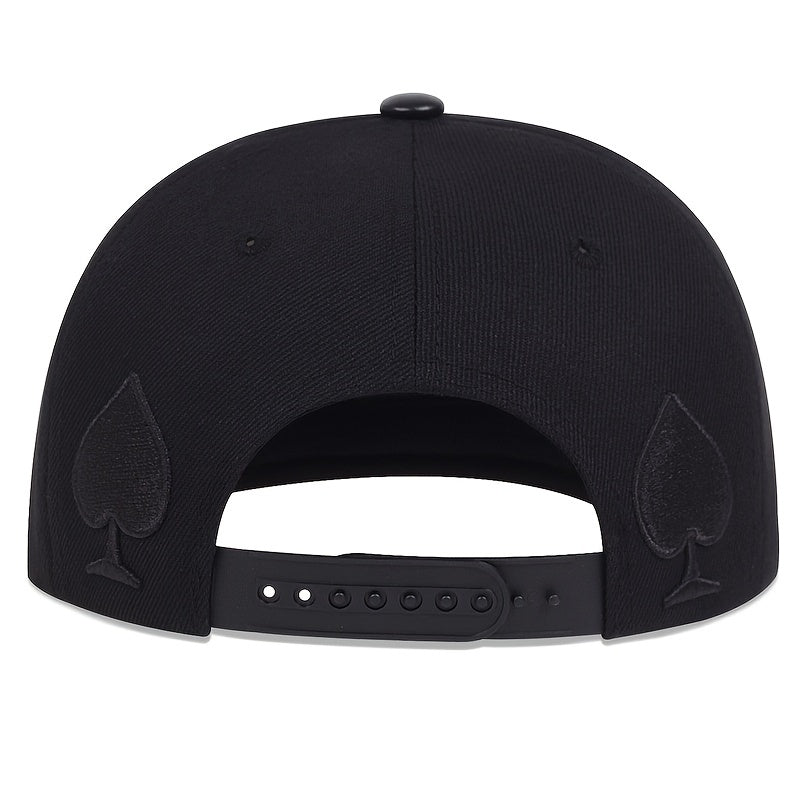 Men's Hip Hop Playing Card PU Leather Baseball Cap