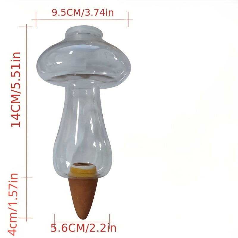 4pcs 300ML Self Watering Planter Insert Mushroom Shaped Automatic Plant Waterer