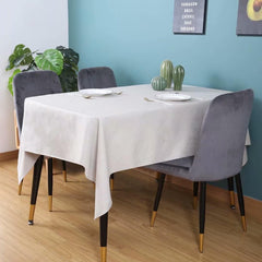 Waterproof Linen Tablecloth Rectangular Decorative Table Cover