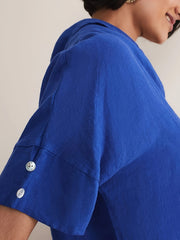  Casual Blouse Women's Plus Solid V Neck Loose Top