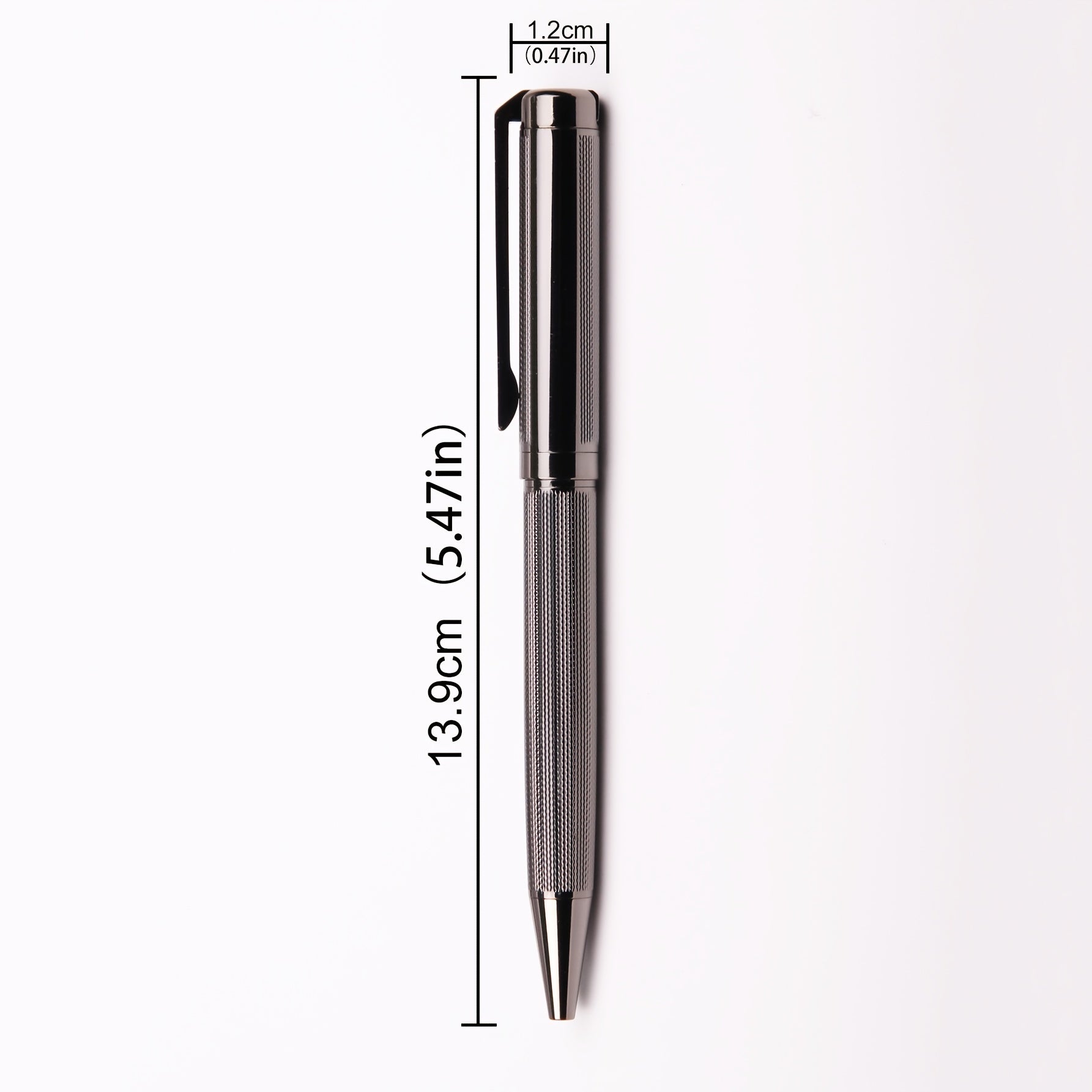 Stylish Metal Ballpoint Pen with 1.0mm Ink Refill