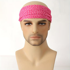 Soft Pink Multifunctional Riding Neck Gaiter For Men
